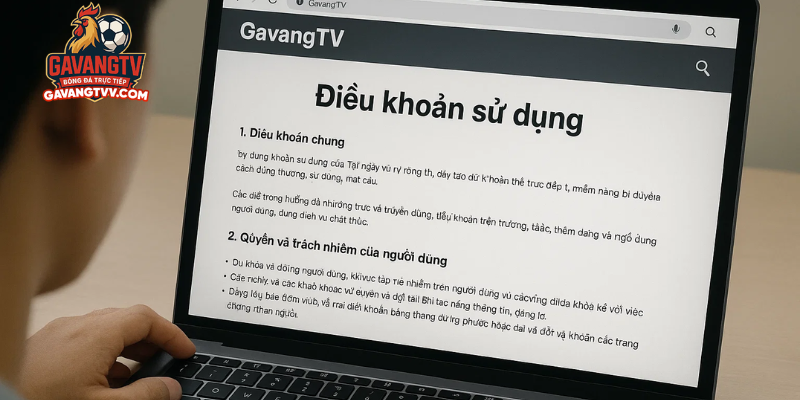GavangTV khuyến nghị người dùng nên hiểu rõ điều khoản trước khi sử dụng